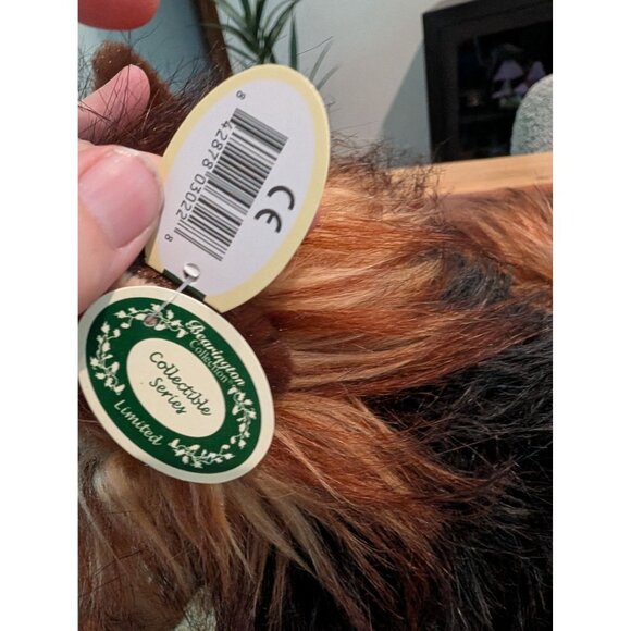 Plush Toy Yorkie Yorkshire Terrier 12” Dog 2006 Realistic Bearington Collection - Picture 7 of 11